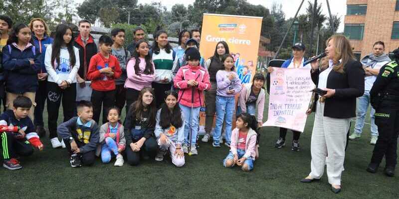 Gobernación realizó una jornada lúdico-deportiva contra el trabajo infantil en Cundinamarca