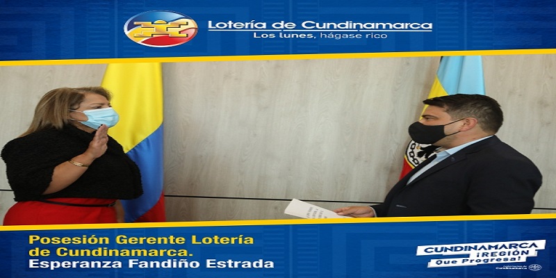 La Lotería de Cundinamarca tiene nueva Gerente







