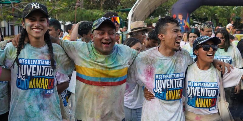 Más de 1.000 jóvenes inauguran el Mes de la Juventud con una jornada cultural y recreativa en Anapoima





