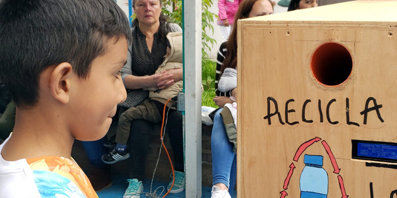En Madrid, se entregó la última caja de reciclaje inteligente