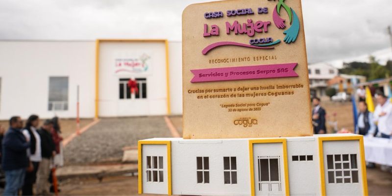 Nueva Casa Social de la Mujer beneficiará a 1.500 mujeres en Cogua



