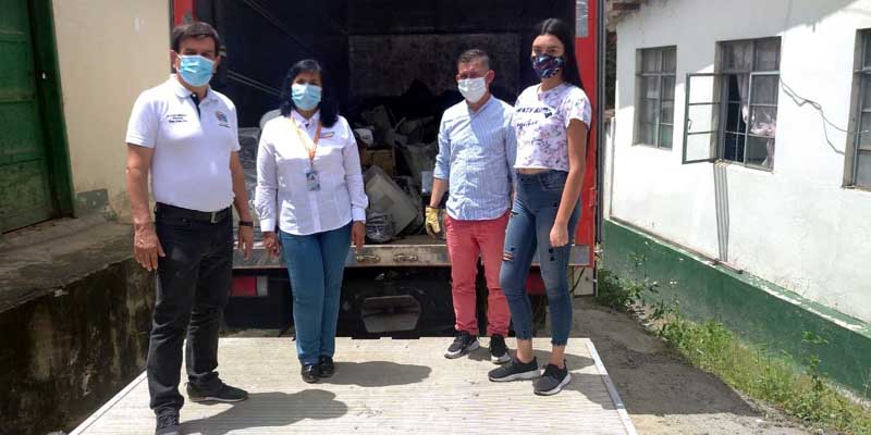 Con 2.4 toneladas de RAEE, Pacho se sumó a ReciclaConTIC