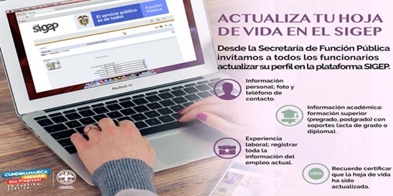 Secretaría de la Función Pública invita a los funcionarios a diligenciar o actualizar sus hojas de vida SIGEP