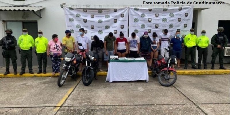 Policía de Cundinamarca desarticuló grupo delincuencial "Los Puertos" que operaba en el Alto Magdalena







