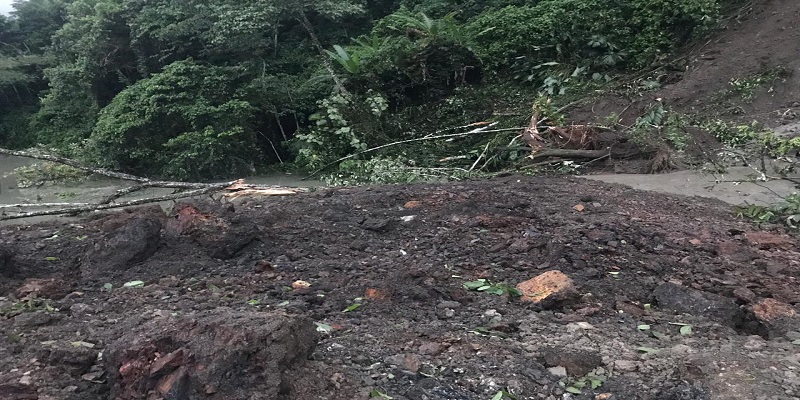 Una persona fallecida y 15 familias evacuadas deja un deslizamiento de tierra en el municipio de La Palma 