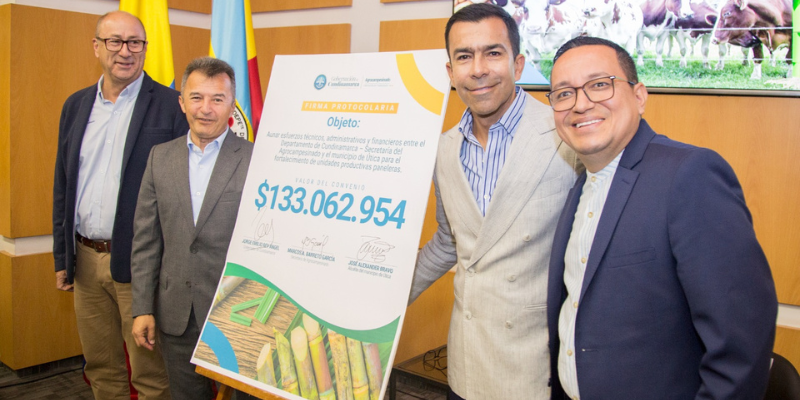 Cundinamarca invierte más de $923 millones para transformar sus cadenas productivas panelera, ganadera y agrícola