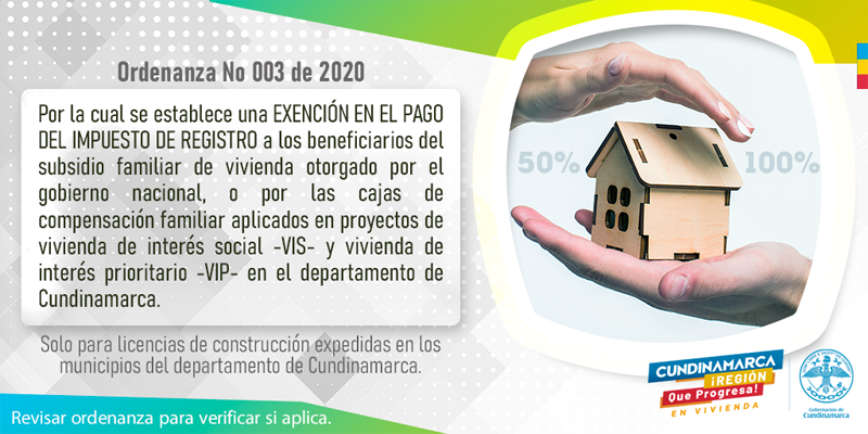 Exención del pago del Impuesto de Registro para viviendas de interés social y prioritario





