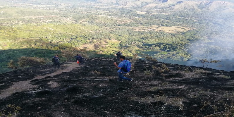 Controlado incendio forestal en Nilo Cundinamarca

