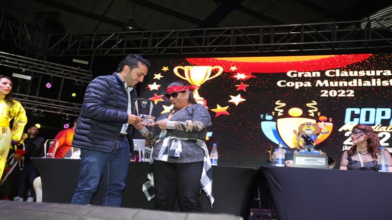 Con bailes, comparsas, alegría y premios, se cierra Copa Mundialista 2022