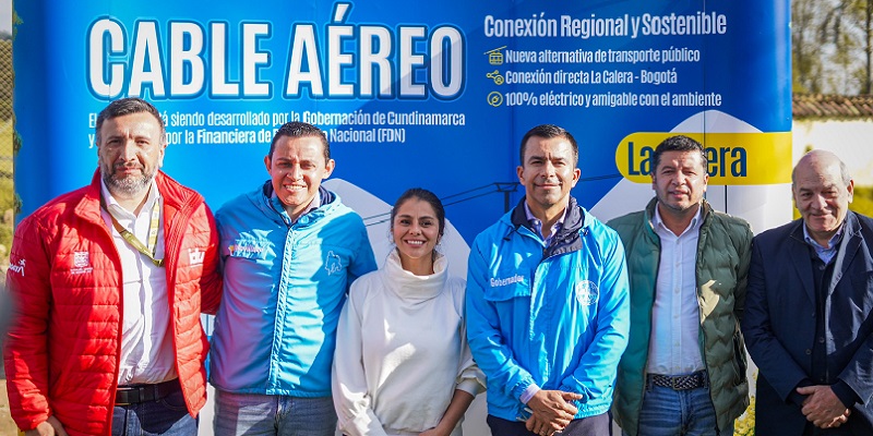 Gobernador Jorge Rey: cable aéreo llevará de La Calera a Bogotá en 35 minutos y sin trancones

