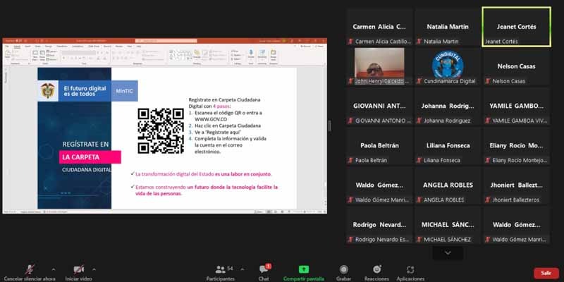 Más de 80.000 cundinamarqueses autenticados en la Carpeta Ciudadana Digital





