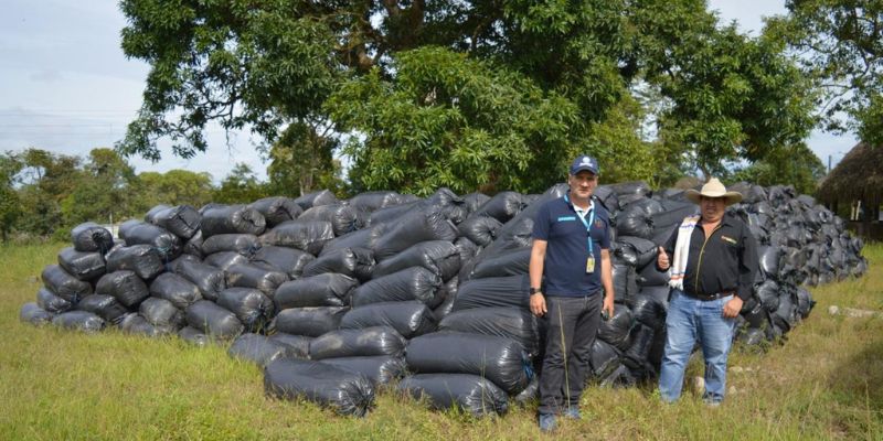 80 toneladas de alimento llegan a productores de Paratebueno afectados por el sismo



