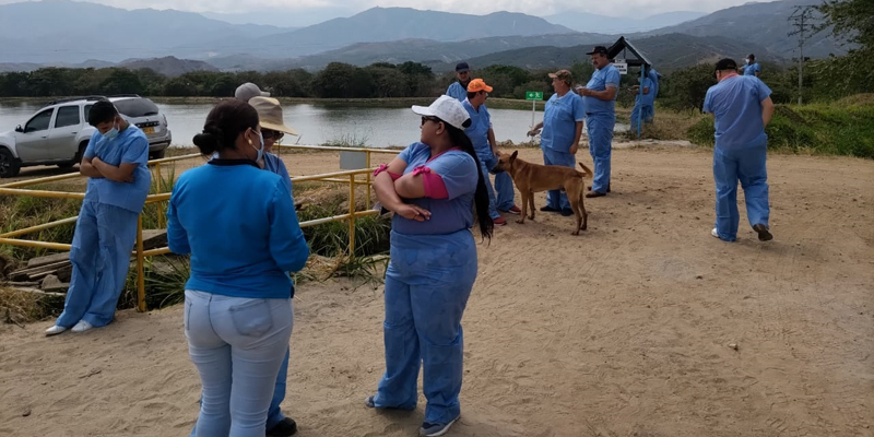 Productores piscícolas del Cundinamarca participaron en la primera Escuela de Campo





