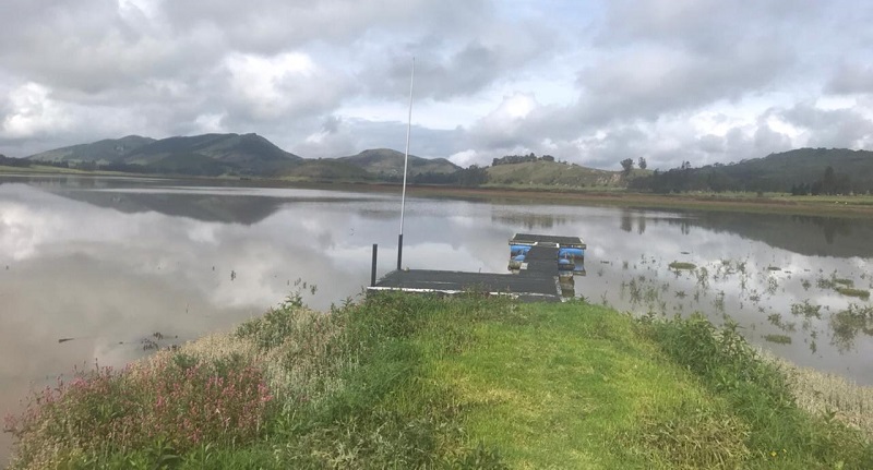 Laguna de Suesca recupera su espejo de agua