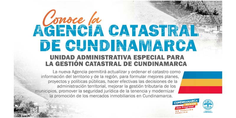 Unidad Administrativa Especial para la Gestión Catastral y el Instituto de Protección y Bienestar Animal de Cundinamarca son una realidad