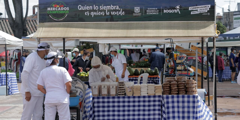 Mercados campesinos de Cundinamarca en localidades de Bogotá