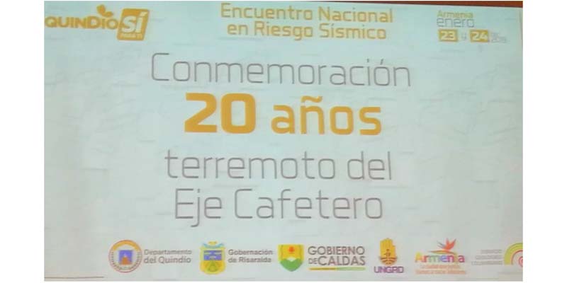 El departamento en “Encuentro Nacional en Riesgo Sísmico”

