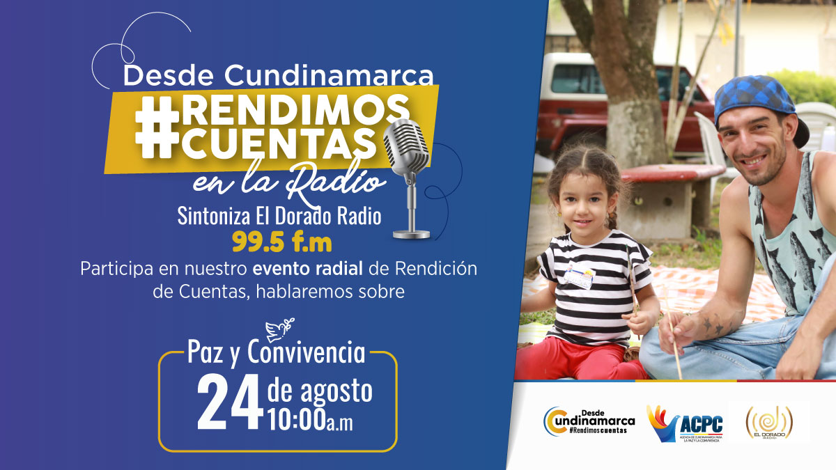 Imagen del video Desde #Cundinamarca #RendimosCuentas: Agencia de Cundinamarca para la Paz y la Convivencia