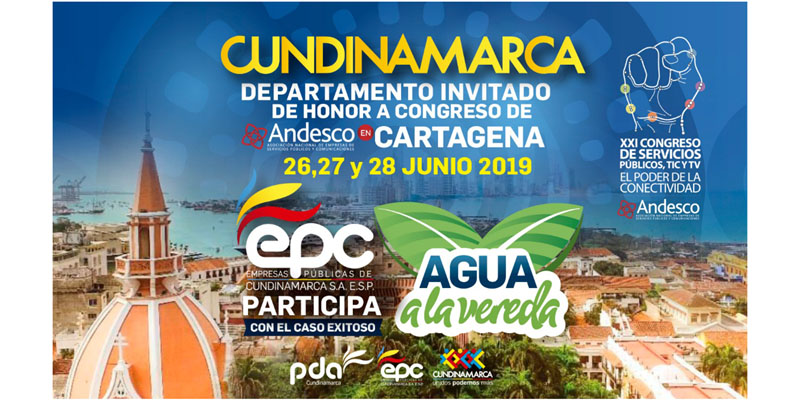Cundinamarca, invitado de honor al Congreso Nacional de Servicios Públicos, TIC y TV de Andesco

























