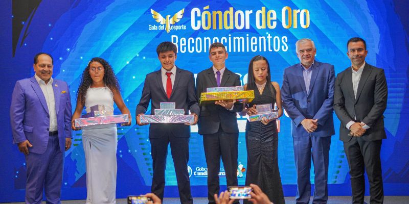 Cundinamarca premió a sus mejores deportistas de 2024 en la gala del deporte Cóndor de Oro

