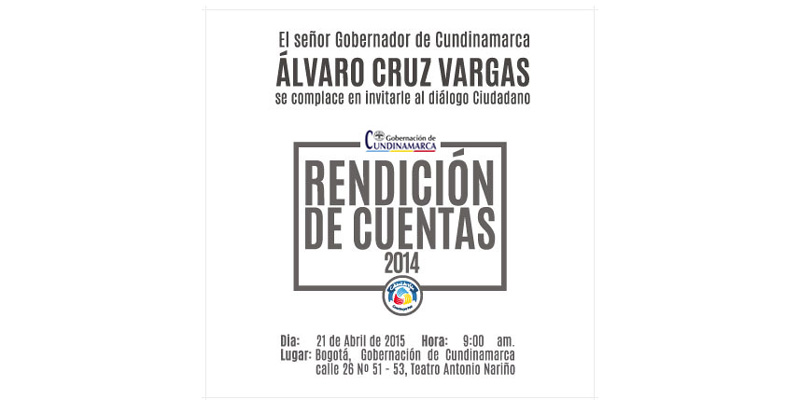 JORNADA DE RENDICION DE CUENTAS A LA CIUDADANIA