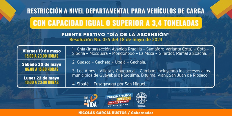 Estas son las medidas de movilidad para el puente festivo de la Ascensión
