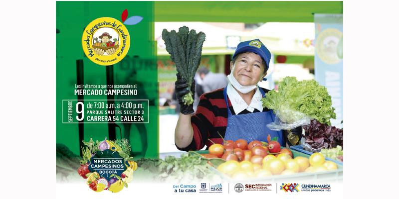 170 productores llegan a cuatro localidades de Bogotá con sus mercados campesinos





