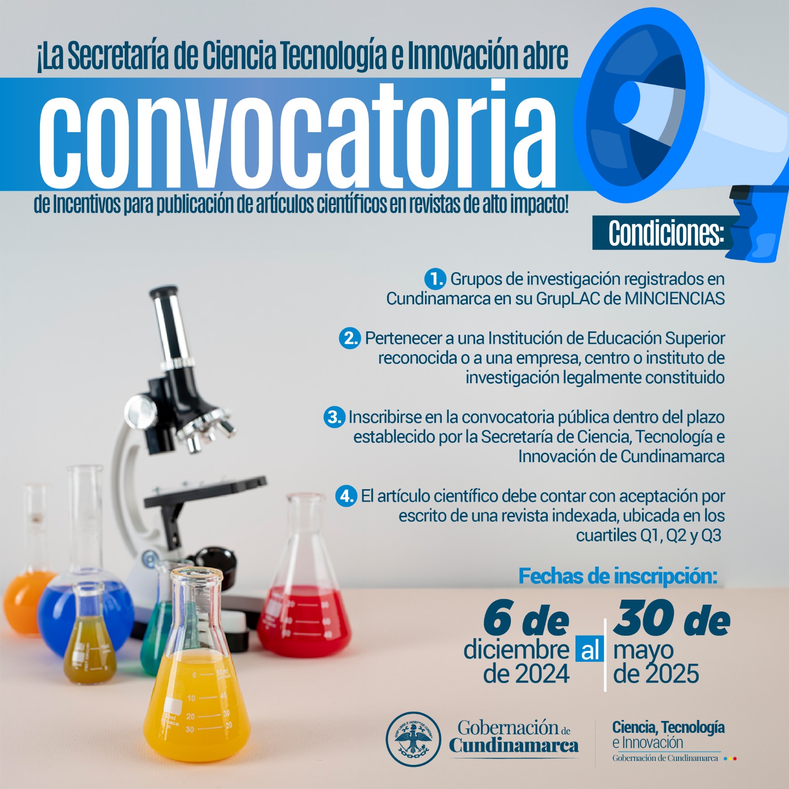 Incentivo a la publicación de artículos científicos.
