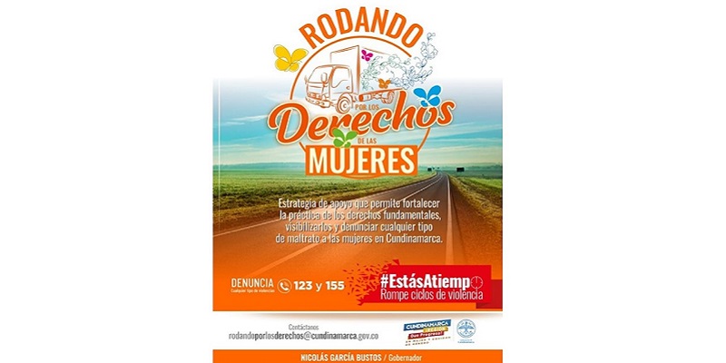 Continúa con éxito “Rodando por los Derechos de las Mujeres de Cundinamarca”