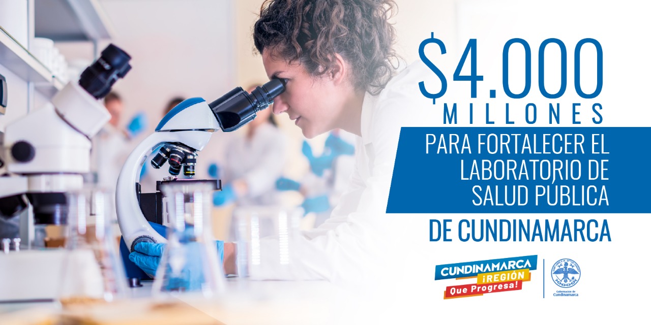 $4.000 millones para el Laboratorio de salud pública de Cundinamarca






