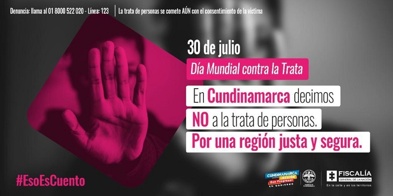 Cundinamarca se une al Día Mundial Contra la Trata de Personas





