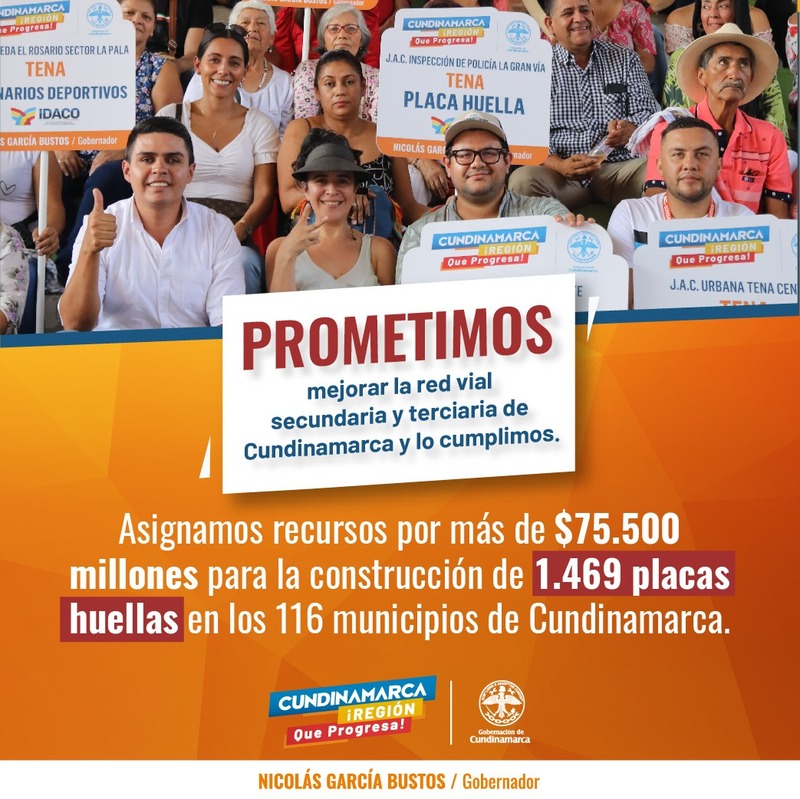 Mejoramiento de la red vial secundaria y terciaria de Cundinamarca
