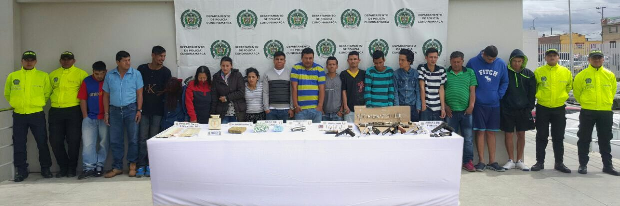 Capturan a la presunta banda criminal “Los Cenizos” de Soacha
