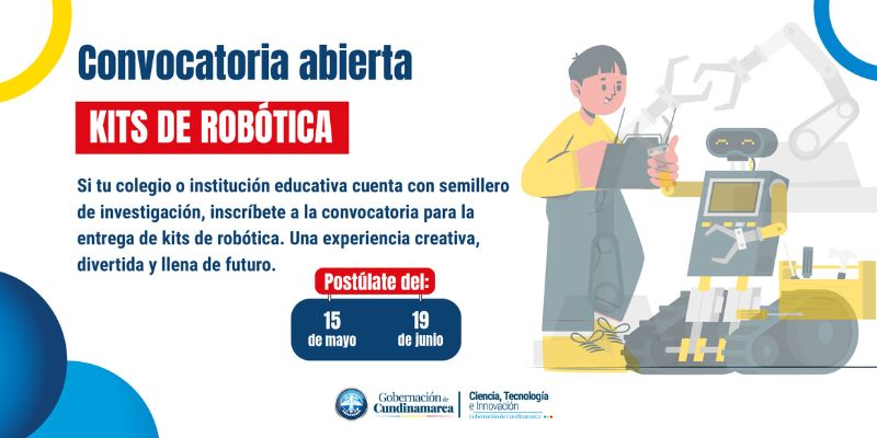 Cundinamarca lleva la robótica a las aulas: abierta convocatoria para entrega de kits a semilleros escolares