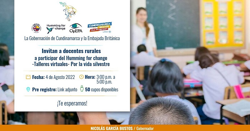 Humming for change-Por la vida silvestre, en Cundinamarca










