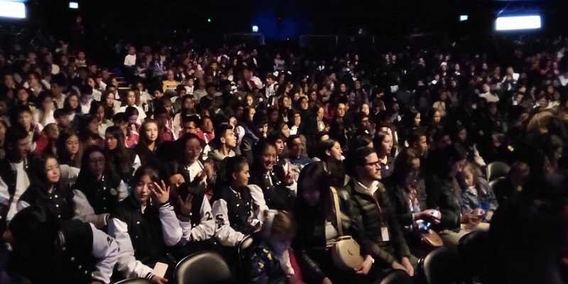 Estudiantes cundinamarqueses en el Circo del Sol