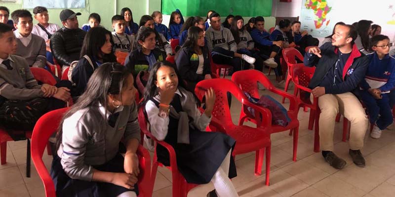 Jóvenes cundinamarqueses se unieron a la Semana por la Paz
































