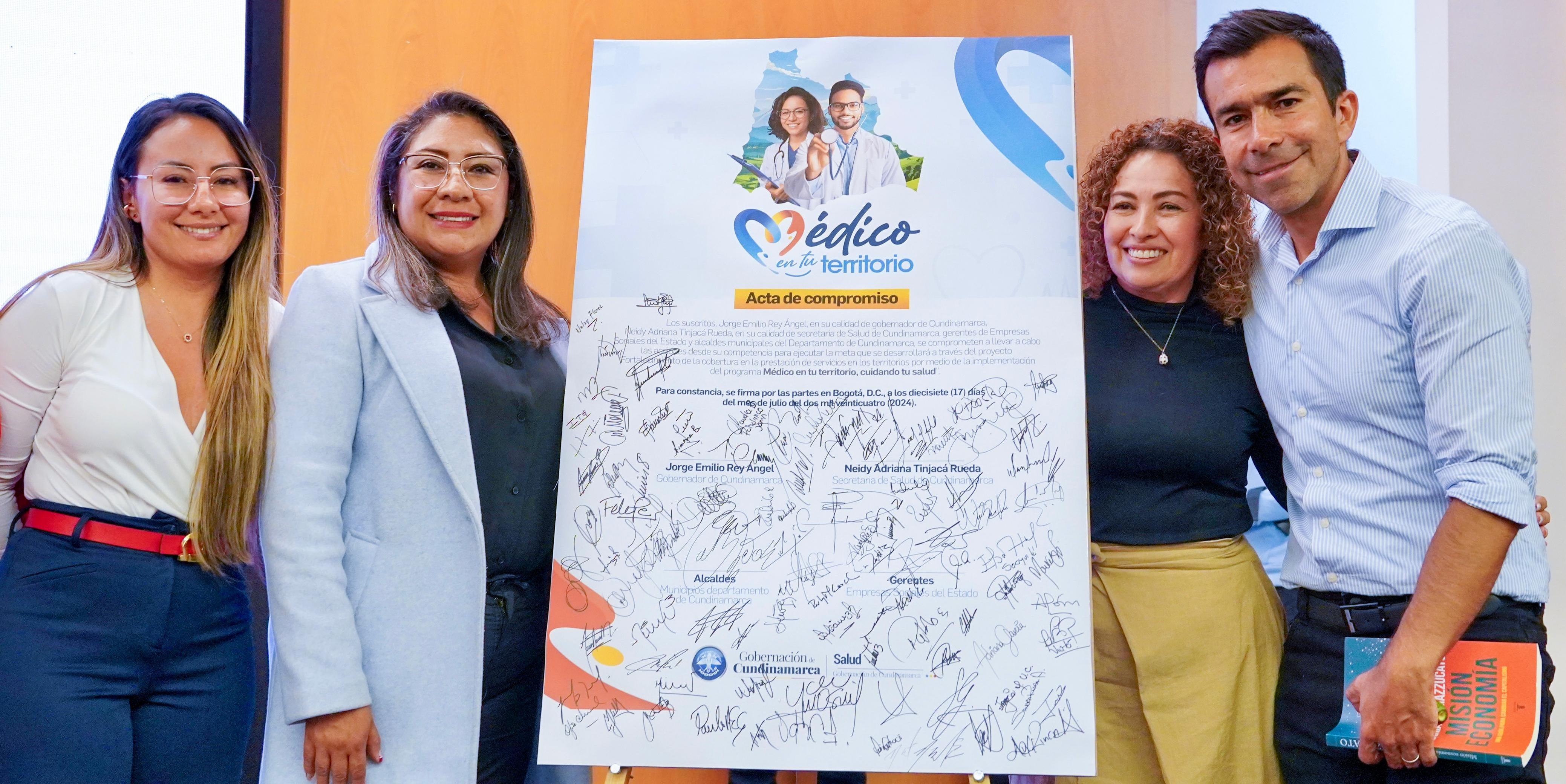 Servicio médico 24 horas llegará a 55 municipios de Cundinamarca que nunca lo han tenido