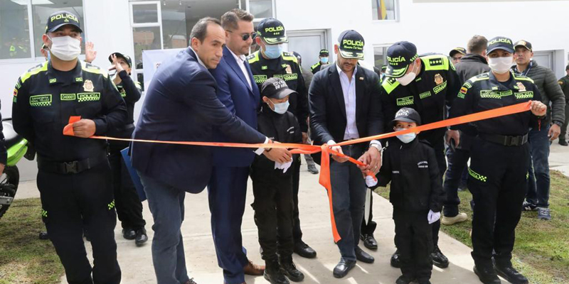 Gobiernos Nacional y Departamental inauguran nueva Estación de Policía en Guasca