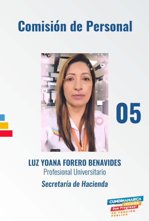 Comisión de personal - candidato 5
