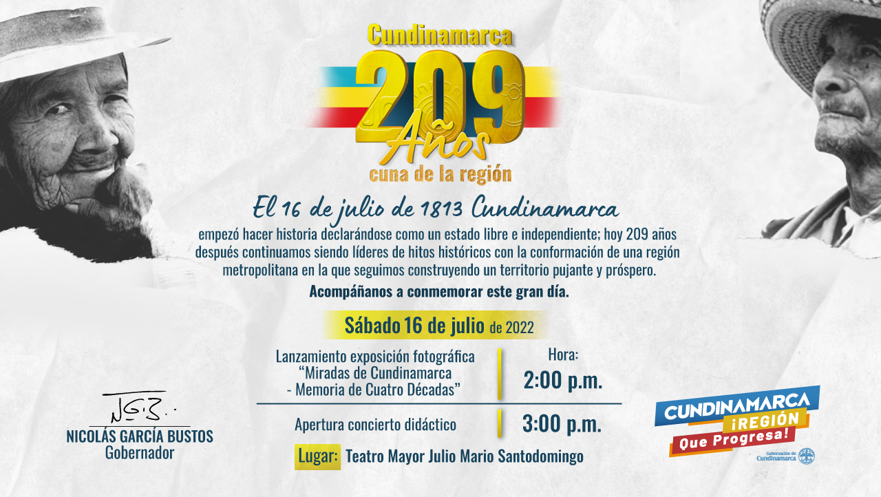 Celebración 209 años Cundinamarca