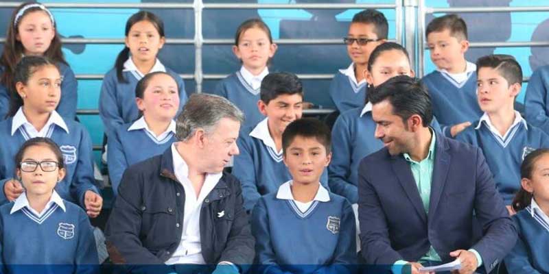 Presidente, Gobernador y Ministra dan apertura a la jornada escolar en el colegio más pilo de Cundinamarca



