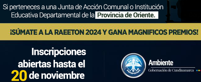 RAEETON PROVINCIA ORIENTE  CUNDINAMARCA 2024