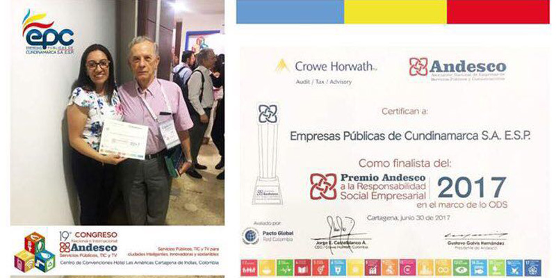 Reconocimiento a responsabilidad social y empresarial de EPC































