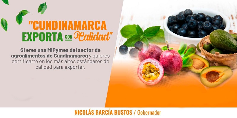 Imagen: Preselección de la Convocatoria “Cundinamarca Exporta con Calidad”
