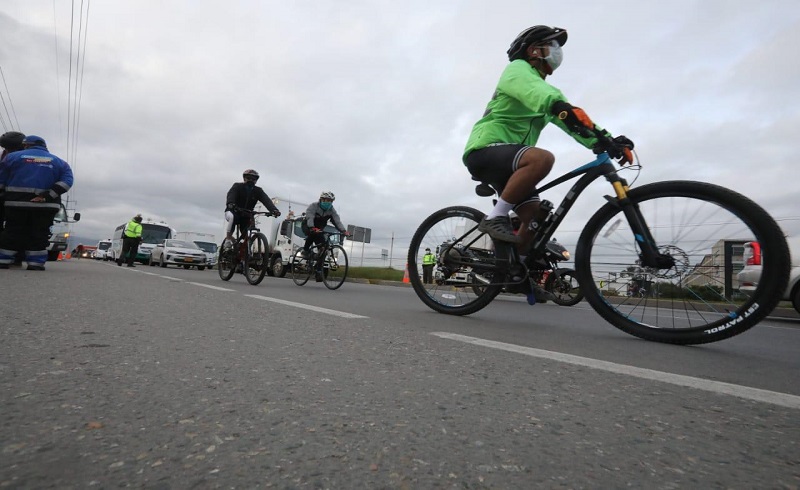 Pilotaje de tramos para ciclismo de alto rendimiento en Cundinamarca

