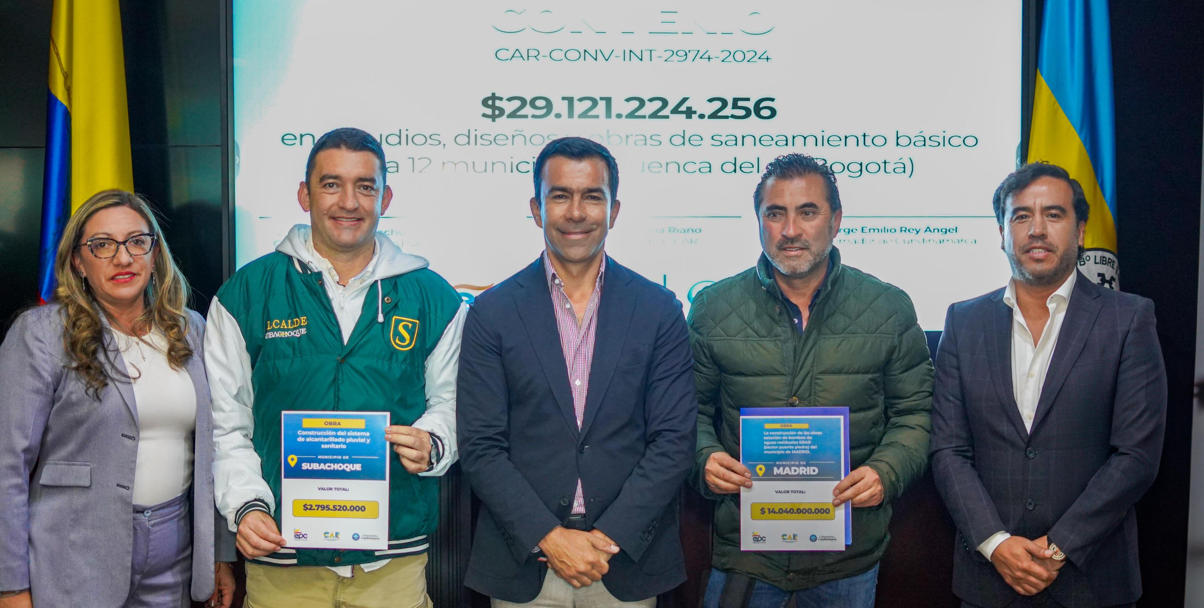 Millonaria inversión de Cundinamarca para saneamiento básico en las cuencas del río Bogotá