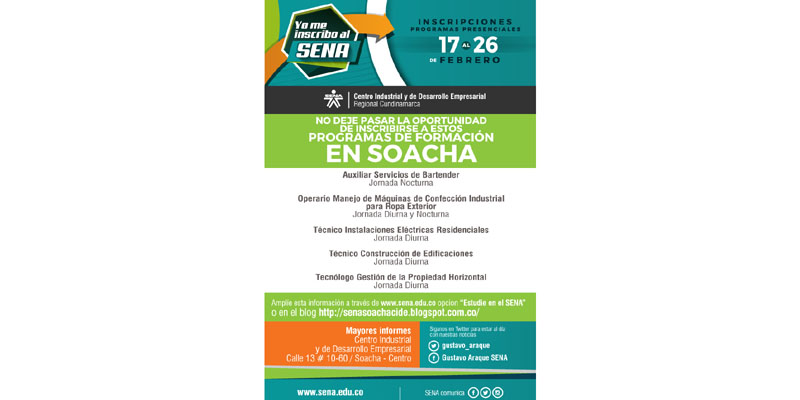Estudie gratis con el SENA








