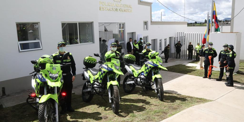 Gobiernos Nacional y Departamental inauguran nueva Estación de Policía en Guasca














