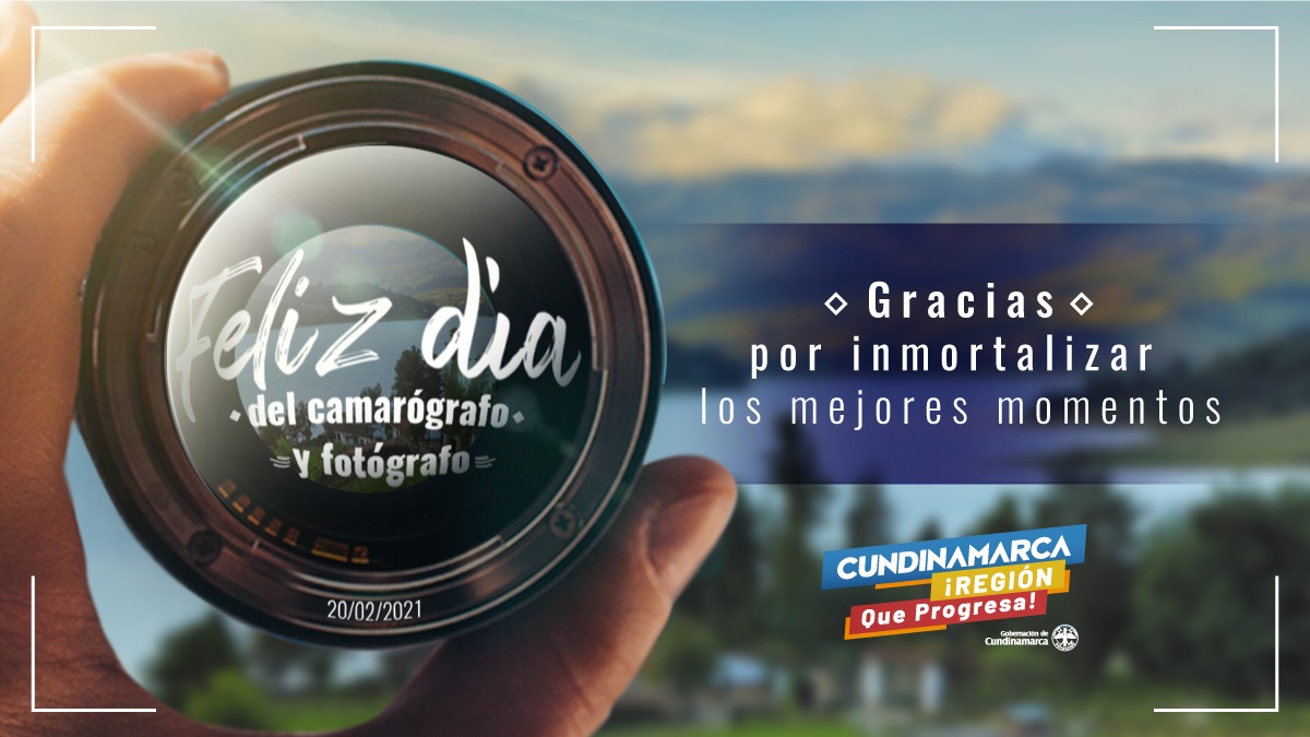 Felicitaciones en el día del Camarógrafo y Fotógrafo